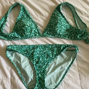 Aerie floral bikini!!